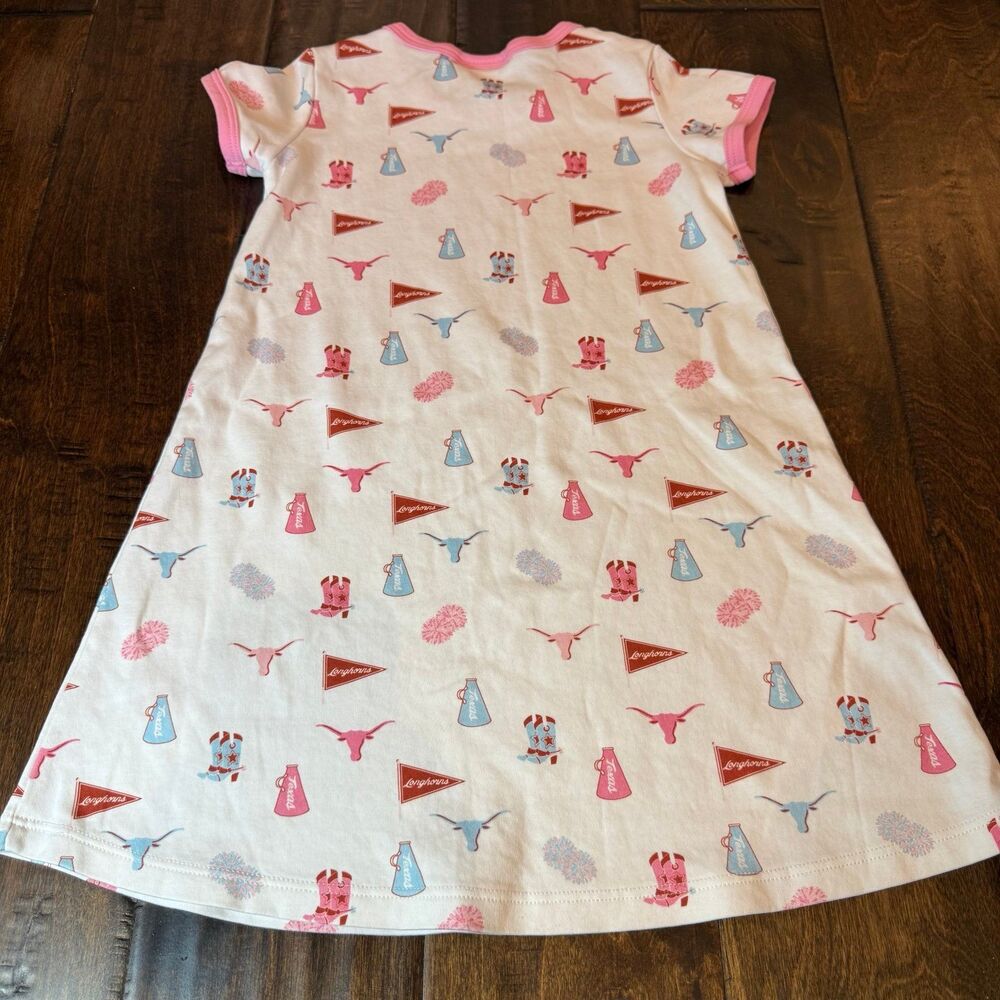 The Beaufort Bonnet Company University of Texas Polly Play Dress size 5 Game Day - Picture 7 of 9